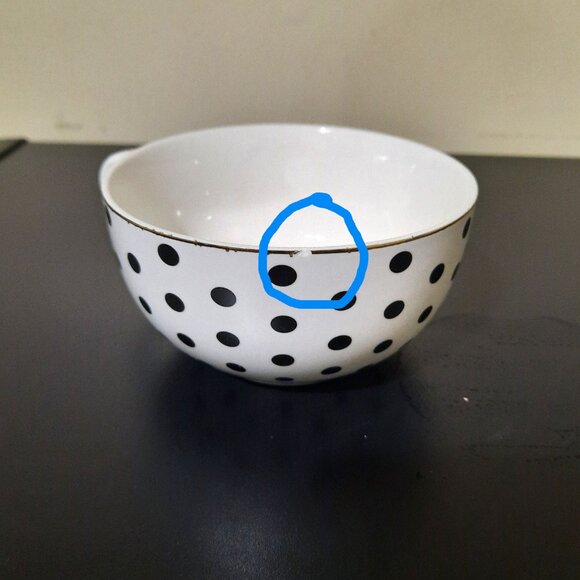 Grace's Tea Ware 16oz. Polka Dots Teapot Set For 1 - Picture 7 of 9